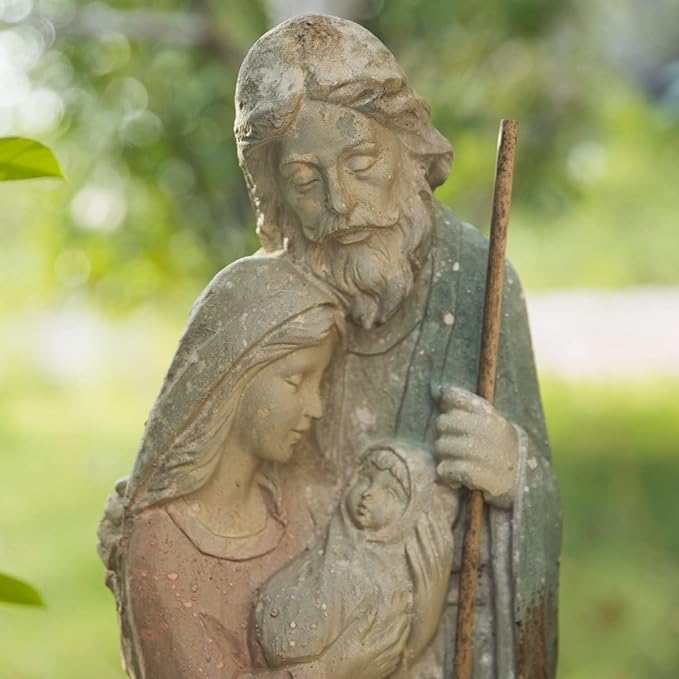 Garden Statue Large Catholic Outdoor Sculpture H31.5”