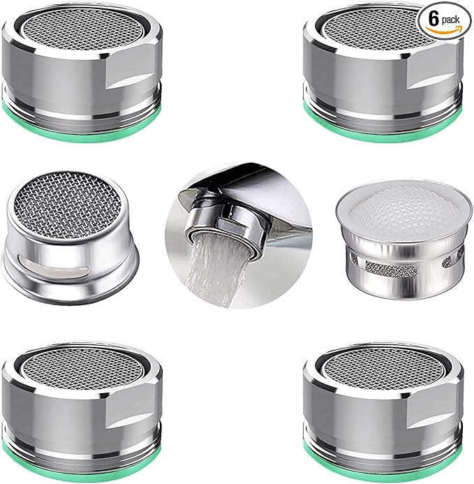 4PCS Faucet Aerator, 2 Packs of Aerator Filter Replacement Parts