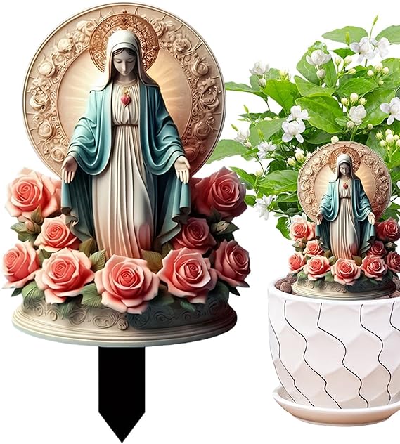 Virgin Mary Garden Statue Outdoor