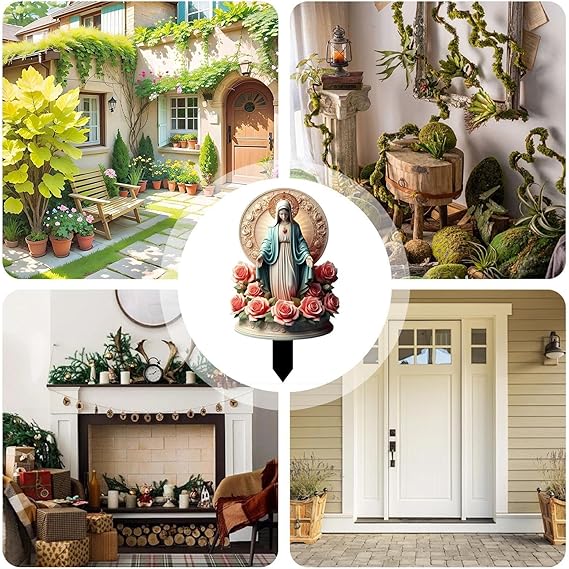 Virgin Mary Garden Statue Outdoor