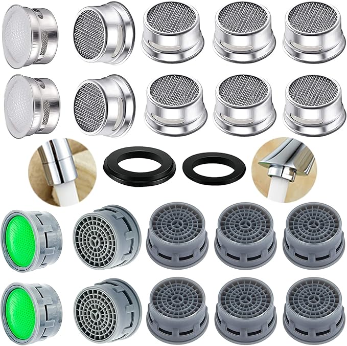 20 Sets of Faucet Aerators with Gaskets