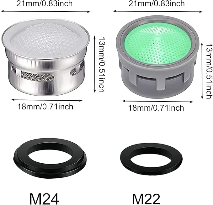 20 Sets of Faucet Aerators with Gaskets