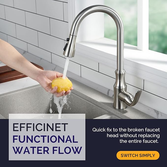 Kitchen Faucet Head Replacement, Sink Faucet Sprayer Attachment
