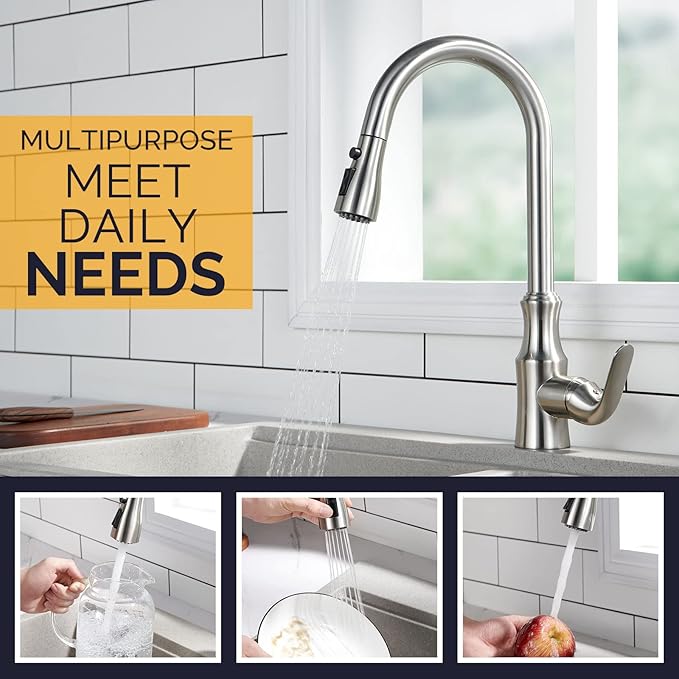 Kitchen Faucet Head Replacement, Sink Faucet Sprayer Attachment