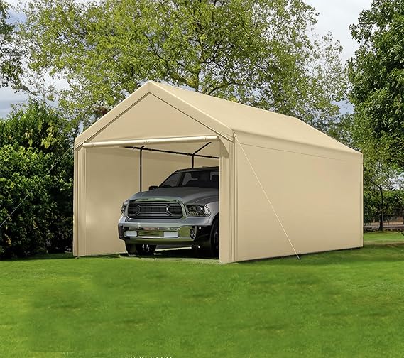 Outdoor Carport 10x20ft Heavy Duty Canopy